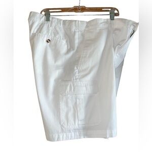 Windham Pointe Men’s Cotton Cargo Shorts White‎ Size 38